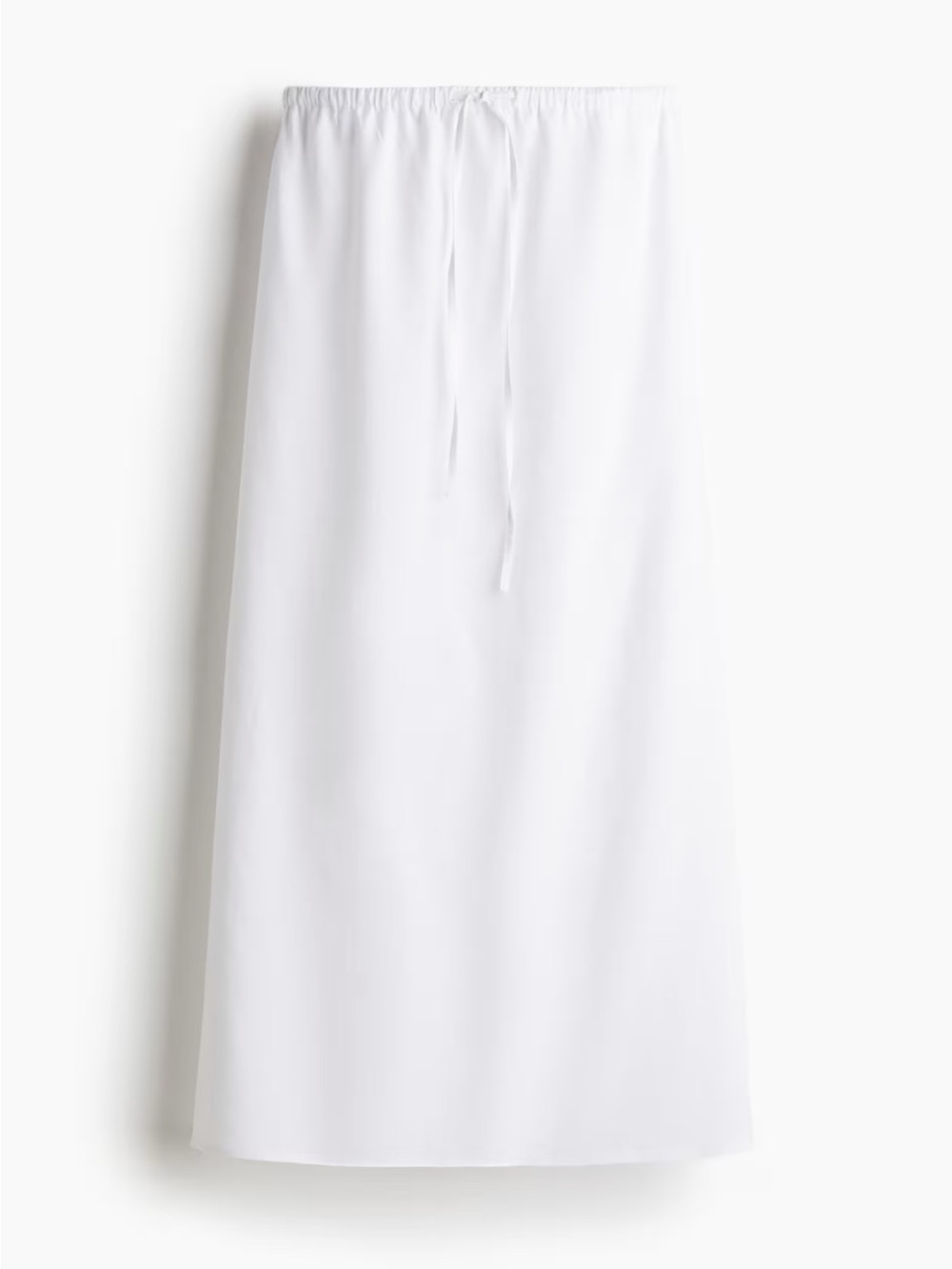 H&M LINEN-BLEND SKIRT
